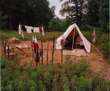 ALISON SMITH, MUSTERING OFFICER'S CAMPSITE, MUSTER OF 2004