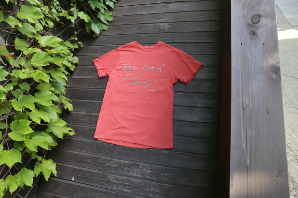 CI Kim Short Sleeved Top / Red Text