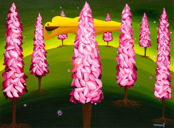 JUNG Kangja, Nap in the Forest 숲에서의 오수, 2004