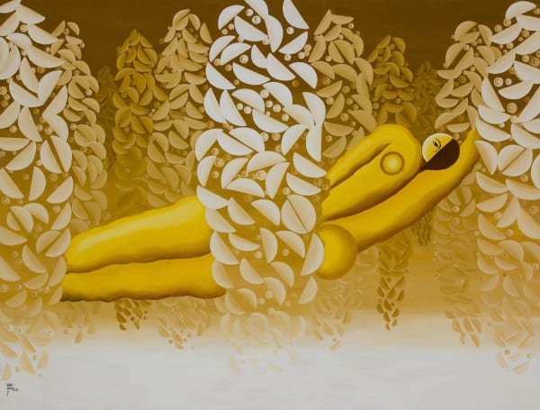 JUNG Kangja, Woman Floating in a Forest 숲 속을 부유하는 여인, 2010