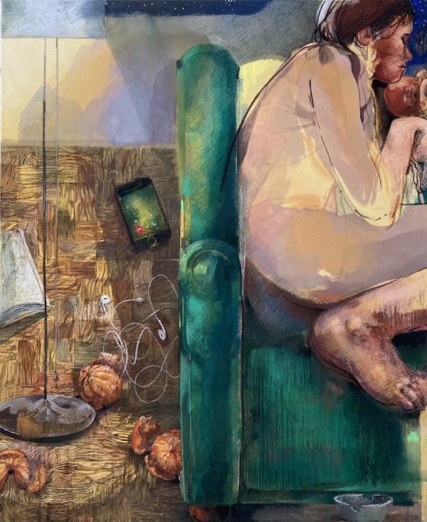 Joana Galego Missed Call 2022 122 X 92 Cm