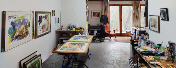 Pre Exhibition Interview with Bob Davison, Studio Visit