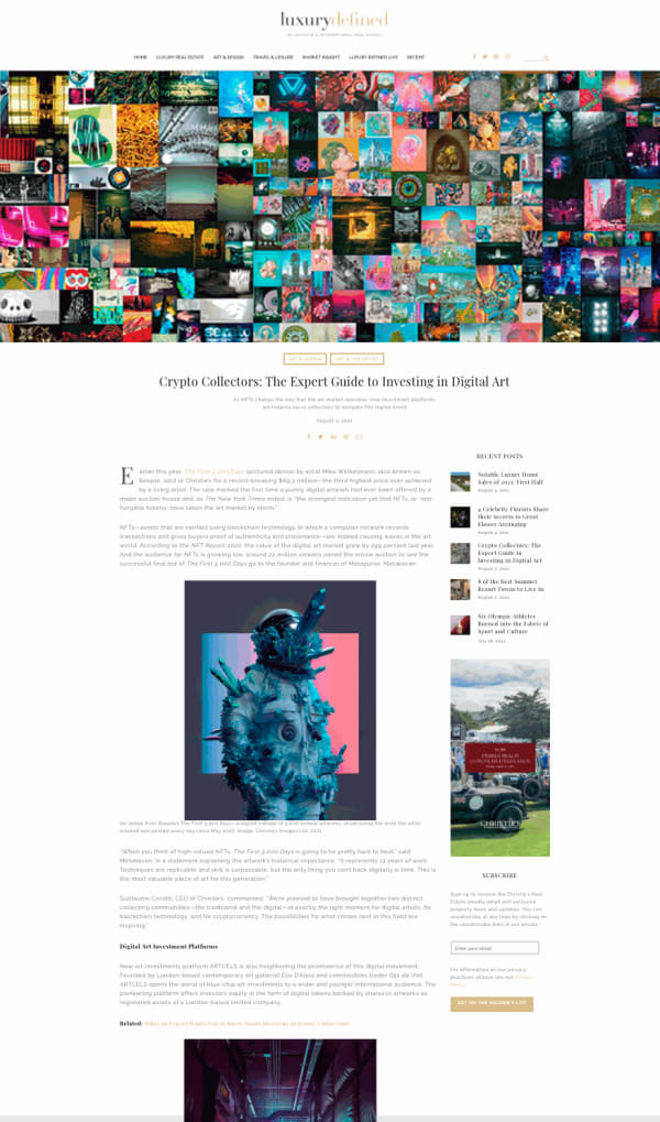 Christie's International Real Estate I Luxury Defined