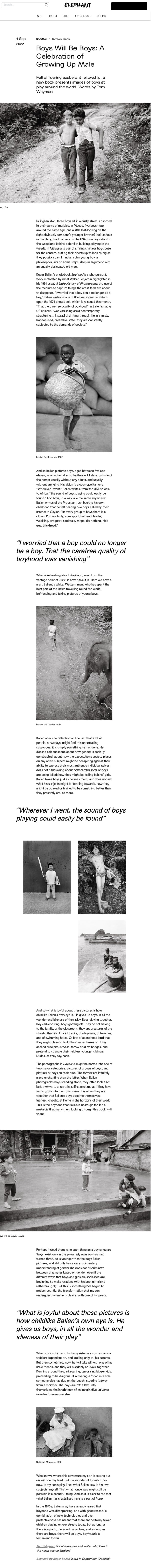 Boys Will Be Boys: A Celebration of Growing Up Male