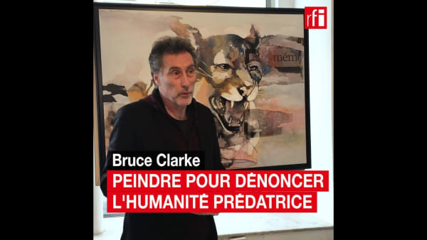Bruce Clarke: peindre pour dénoncer l'humanité prédatrice