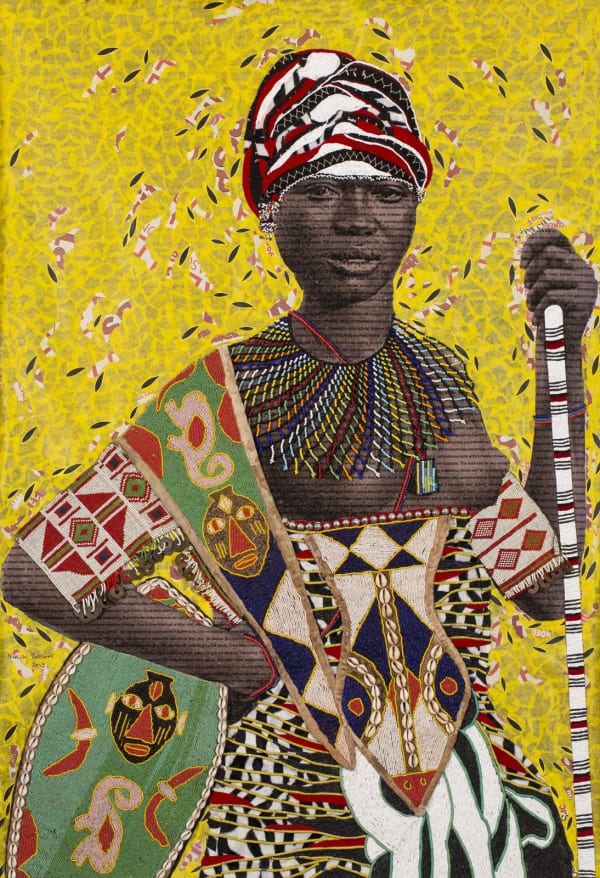 Marion Boehm, YORUBA SHIELD, 2019