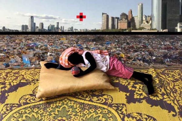 Saïdou Dicko, LA TERRE TOURNE SEULEMENT POUR LES GENS QUI ONT LE DROIT DE VOYAGER, 2018