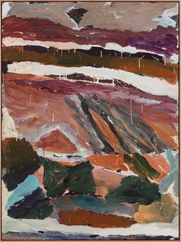'Opening and closing, the river mouth', 124.5 x 92.5 cm