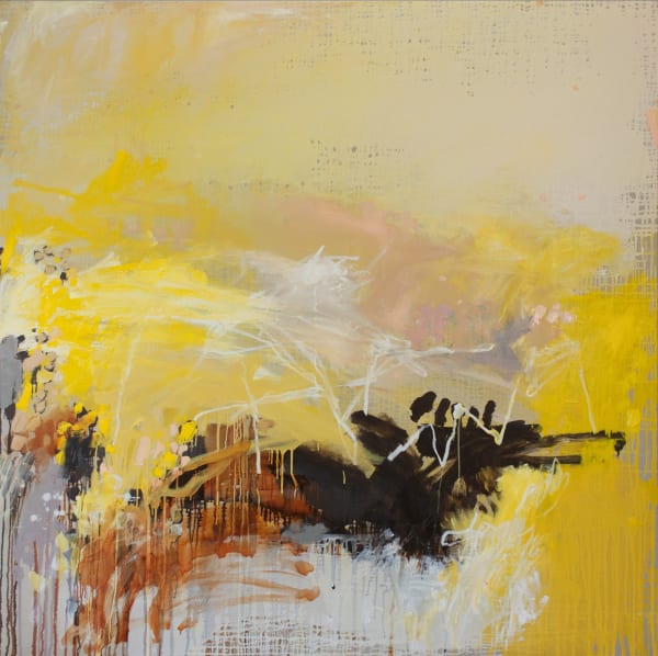 'All that glitters', oil on Belgian linen, 153 x 153 cm