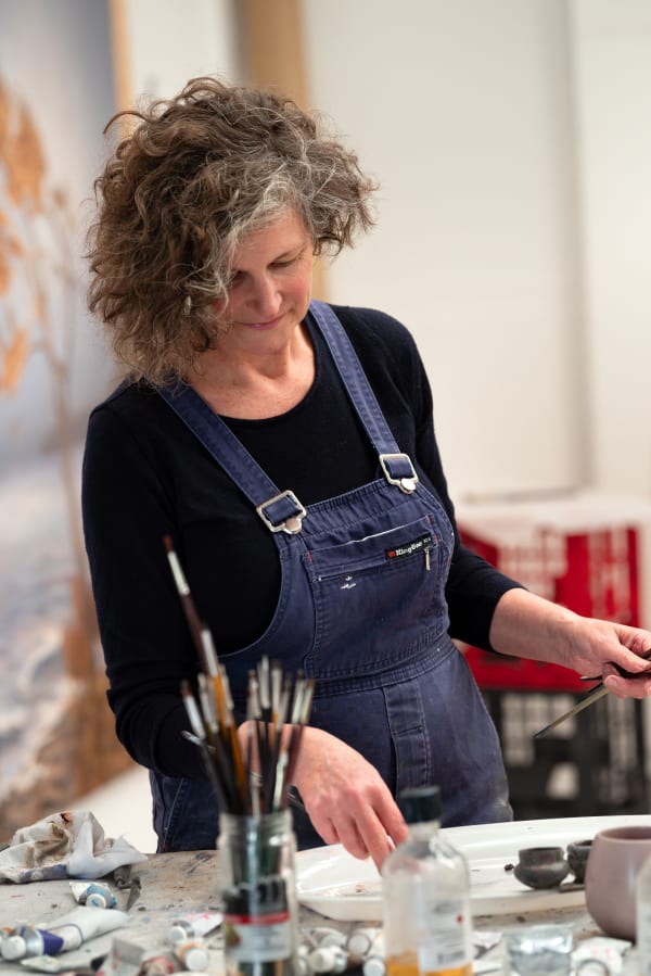 Michaye Boulter in her studio. Photograph by Julien Scheffer