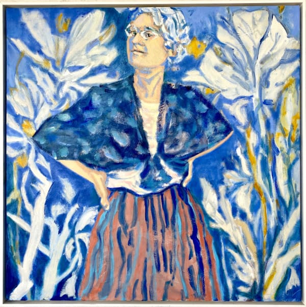 Jo Bertini I am going to paint and paint and paint (portrait of Ethel Carrick Fox), oil on canvas 79...