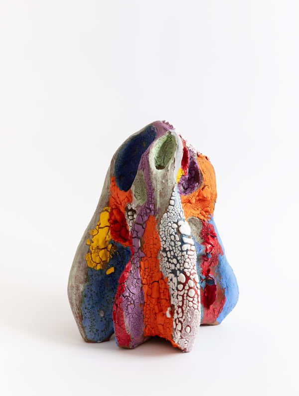 Amelia Lynch 'Flora Strata', glazed ceramic, 39.5 x 25 x 26cm