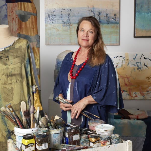 Kate Dorrough in her studio. Photography by Jenni Carter