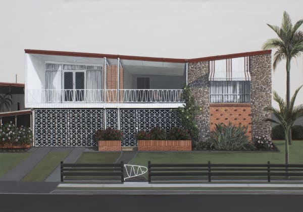 Robyn Sweaney 'Paradise lost', acrylic on linen, 97 x 137 cm