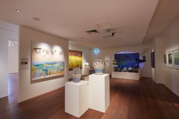 Installation view of 'Heather + Kate Dorrough: Lineage'. Image courtesy of Manly Art Gallery & Museum