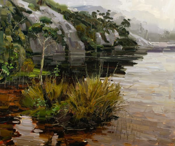 Clifford How Secluded, oil on linen, 153 x 183 cm