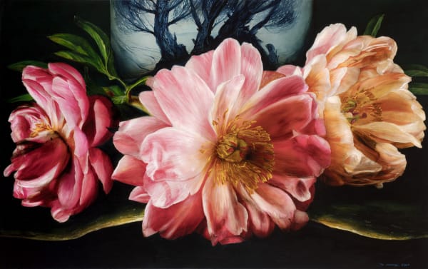 Dean Home Daughters of the Stormy Mountain, oil on board, 89.5 x 139.5 cm