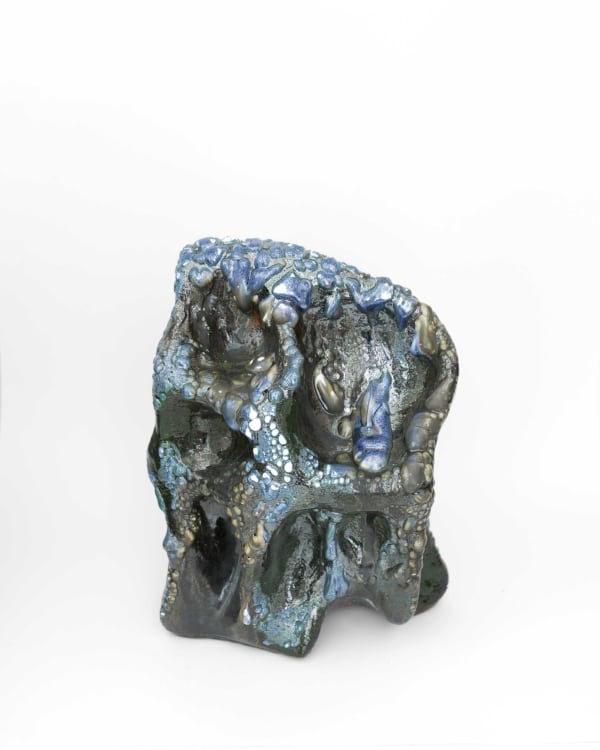 Amelia Lynch Lamprima Latreillii II, glazed ceramic, 30.5 x 14 x 16.5 cm