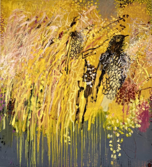 Jo Davenport ‘Love Song Lost’, oil on Belgian linen, 183 x 168 cm