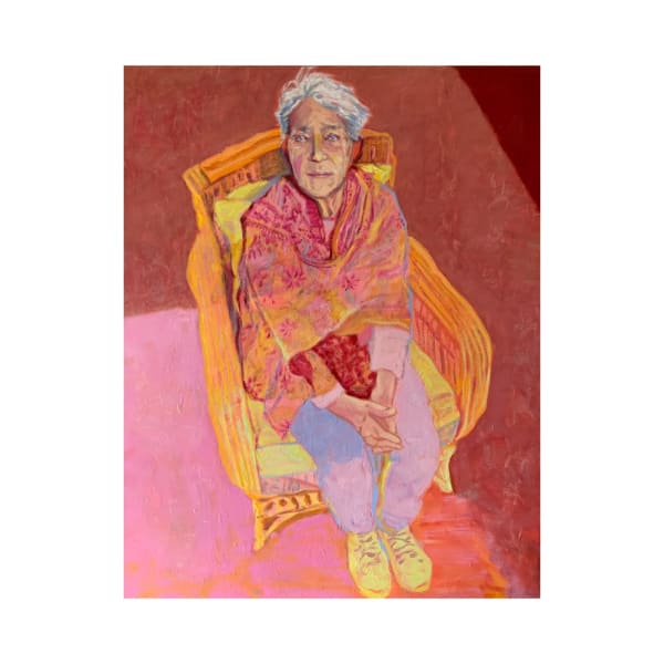 'Annie - Remember me if I forget', 2021, oil on French polyester canvas, 107 x 84cm
