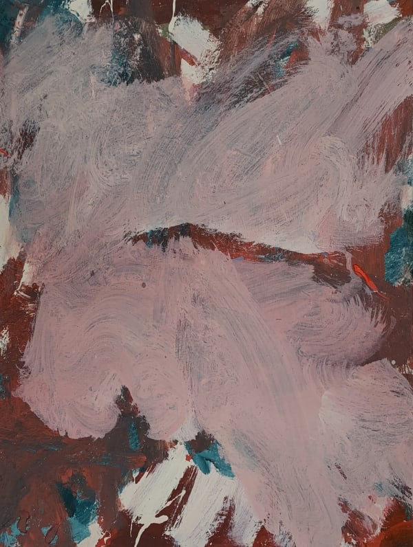 Lauren O'Connor Angel (Broken Hill), acrylic on board, 40 x 30 cm