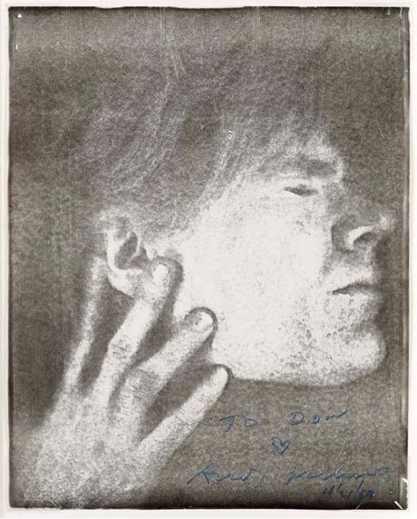 Warhol Photostat Self Portrait SVA NYC