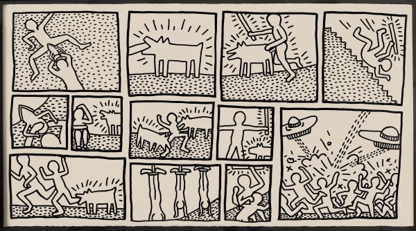 Keith Haring Blueprint Drawing No. 1