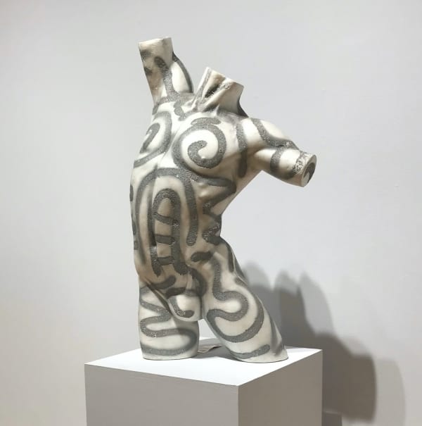 Keith Haring original painting sculpture Tony Shafrazi Gallery