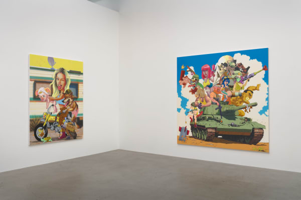 Five Painters 2025 Diane Rosenstein Gallery Photo By Robert Wedemeyer Installation View 7