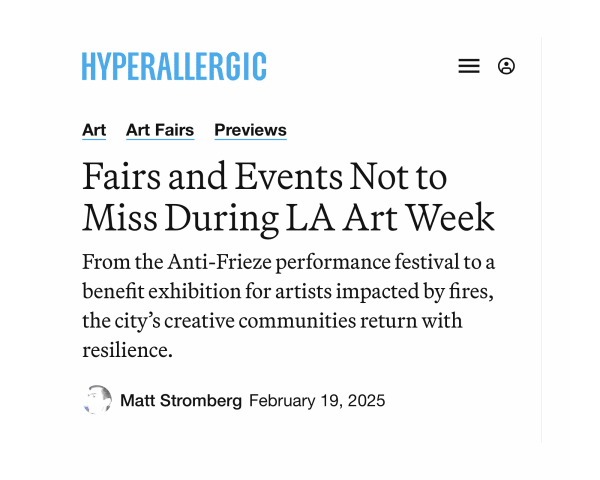 Canyon Castator in Hyperallergic
