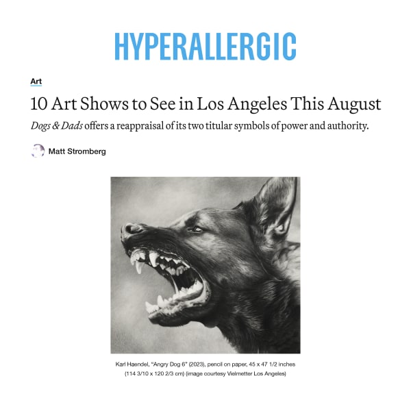 'Dogs & Dads' in Hyperallergic