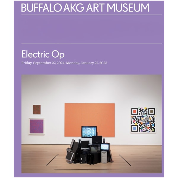 Julian Stanczak at Buffalo AKG Museum