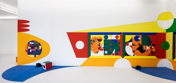 Ad Minoliti GG January 13 – February 10, 2023 Peres Projects, Berlin Photographed by: Timo Ohler