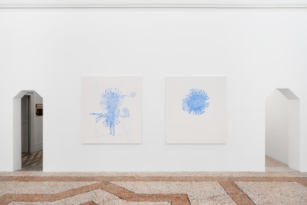 Mark Flood Battlefields Installation View January 14 – February 17, 2023 Peres Projects, Milan Photographed by: t-space studio