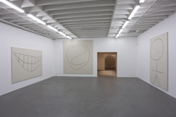 Joe Bradley Like A Turkey Thru Corn Installation View March 28 – May 16, 2009 Peres Projects, Los Angeles