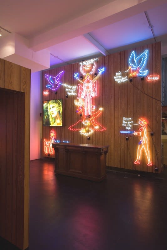Dan Attoe Loaded, Nailed, Short on Cash Installation View October 28 – December 16, 2006 Peres Projects, Los Angeles
