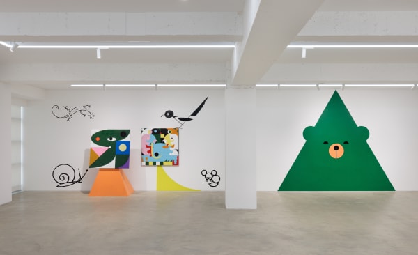 Ad Minoliti Geometries of the Forest Installation View June 22 – August 20, 2023 Peres Projects, Seoul Photographed by: Siwoo...