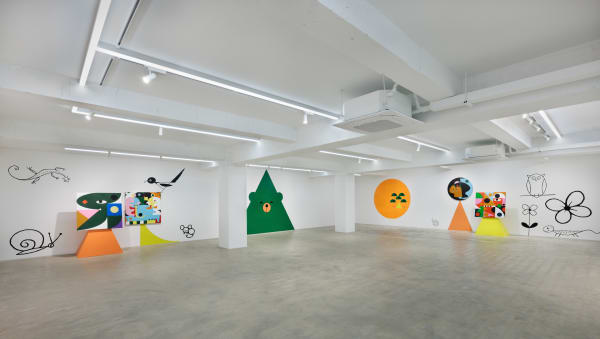 Ad Minoliti Geometries of the Forest Installation View June 22 – August 20, 2023 Peres Projects, Seoul Photographed by: Siwoo...