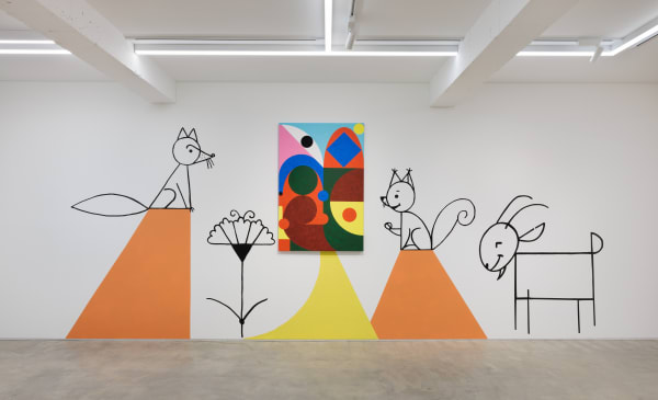 Ad Minoliti Geometries of the Forest Installation View June 22 – August 20, 2023 Peres Projects, Seoul Photographed by: Siwoo...