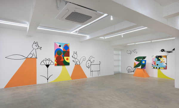 Ad Minoliti Geometries of the Forest Installation View June 22 – August 20, 2023 Peres Projects, Seoul Photographed by: Siwoo...