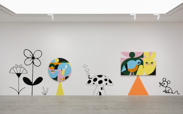Ad Minoliti Geometries of the Forest Installation View June 22 – August 20, 2023 Peres Projects, Seoul Photographed by: Siwoo...