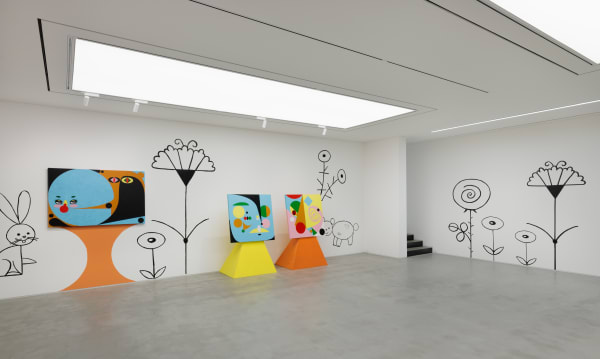 Ad Minoliti Geometries of the Forest Installation View June 22 – August 20, 2023 Peres Projects, Seoul Photographed by: Siwoo...