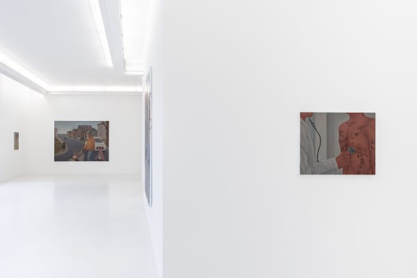 Yaerim Ryu You and Your Sweating Palms Installation View November 10, 2023 – January 6, 2024 Peres Projects, Berlin Photographed...