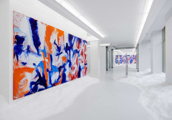 Donna Huanca OBSIDIAN MIRROR Installation View September 3 - October 1, 2021 Peres Projects, Berlin Photographed by: Matthias Kolb