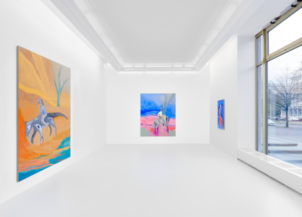 Paolo Salvador Resonancias oníricas Installation View April 30 - June 04, 2021 Peres Projects, Berlin Photographed by: Matthias Kolb