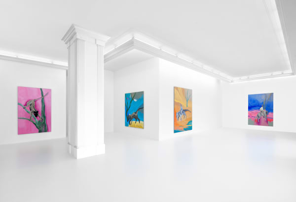 Paolo Salvador Resonancias oníricas Installation View April 30 - June 04, 2021 Peres Projects, Berlin Photographed by: Matthias Kolb