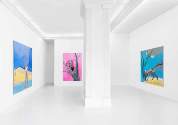 Paolo Salvador Resonancias oníricas Installation View April 30 - June 04, 2021 Peres Projects, Berlin Photographed by: Matthias Kolb