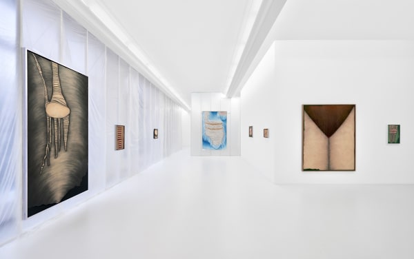 Rebecca Ackroyd 100mph Installation View January 22 – February 26, 2021 Peres Projects, Berlin Photographed by: Matthias Kolb