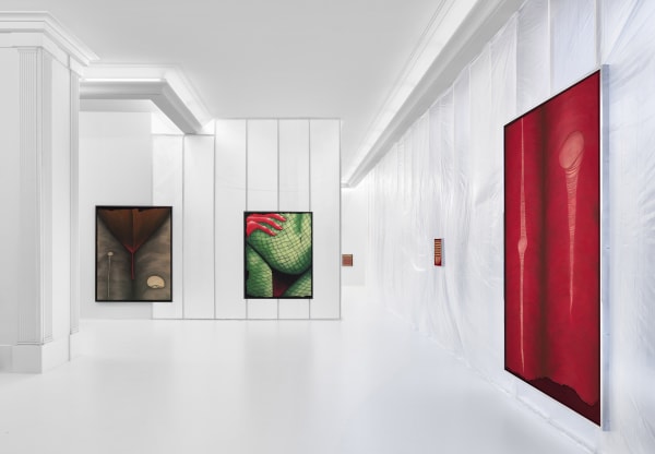 Rebecca Ackroyd 100mph Installation View January 22 – February 26, 2021 Peres Projects, Berlin Photographed by: Matthias Kolb