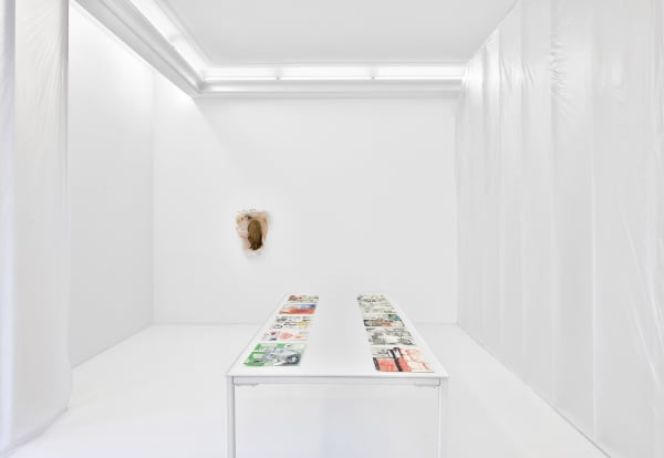 Rebecca Ackroyd 100mph Installation View January 22 – February 26, 2021 Peres Projects, Berlin Photographed by: Matthias Kolb
